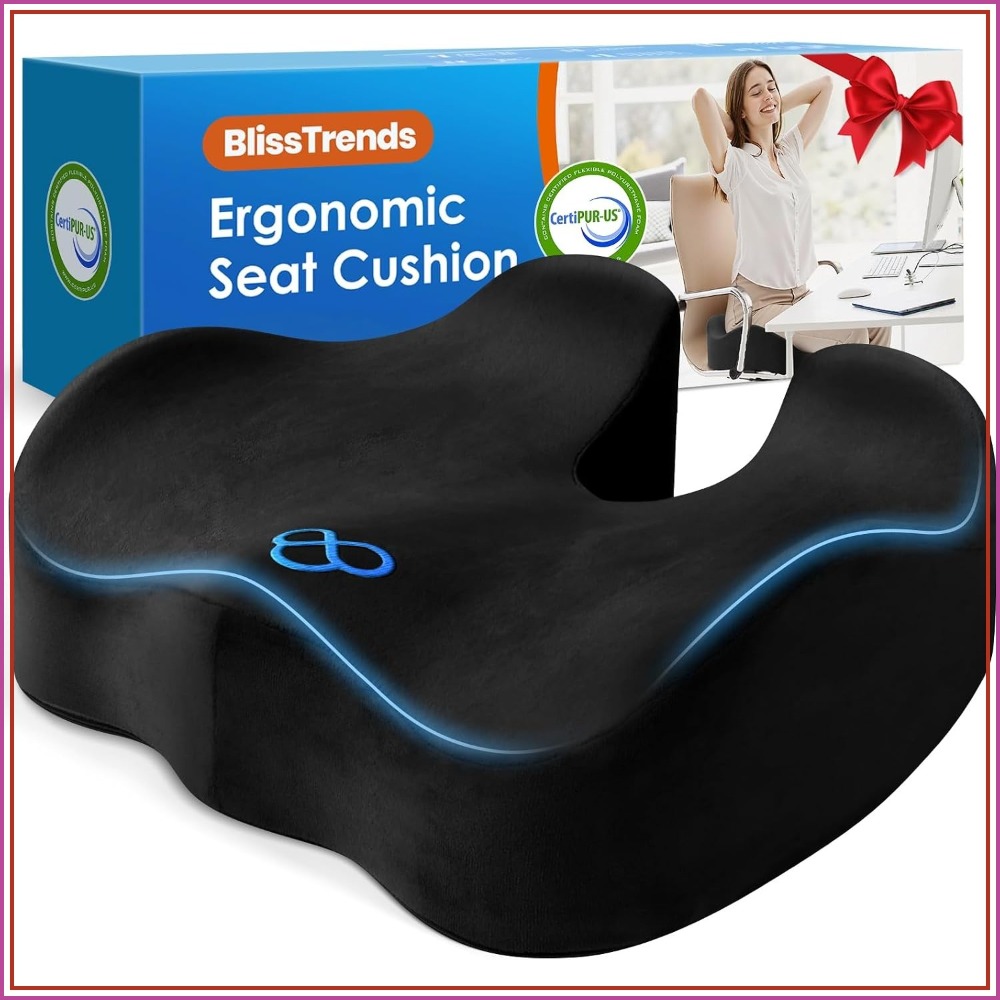 Car Seat Cushion Memory Foam - Thick Memory Foam Seat Cushion, 4.7in,