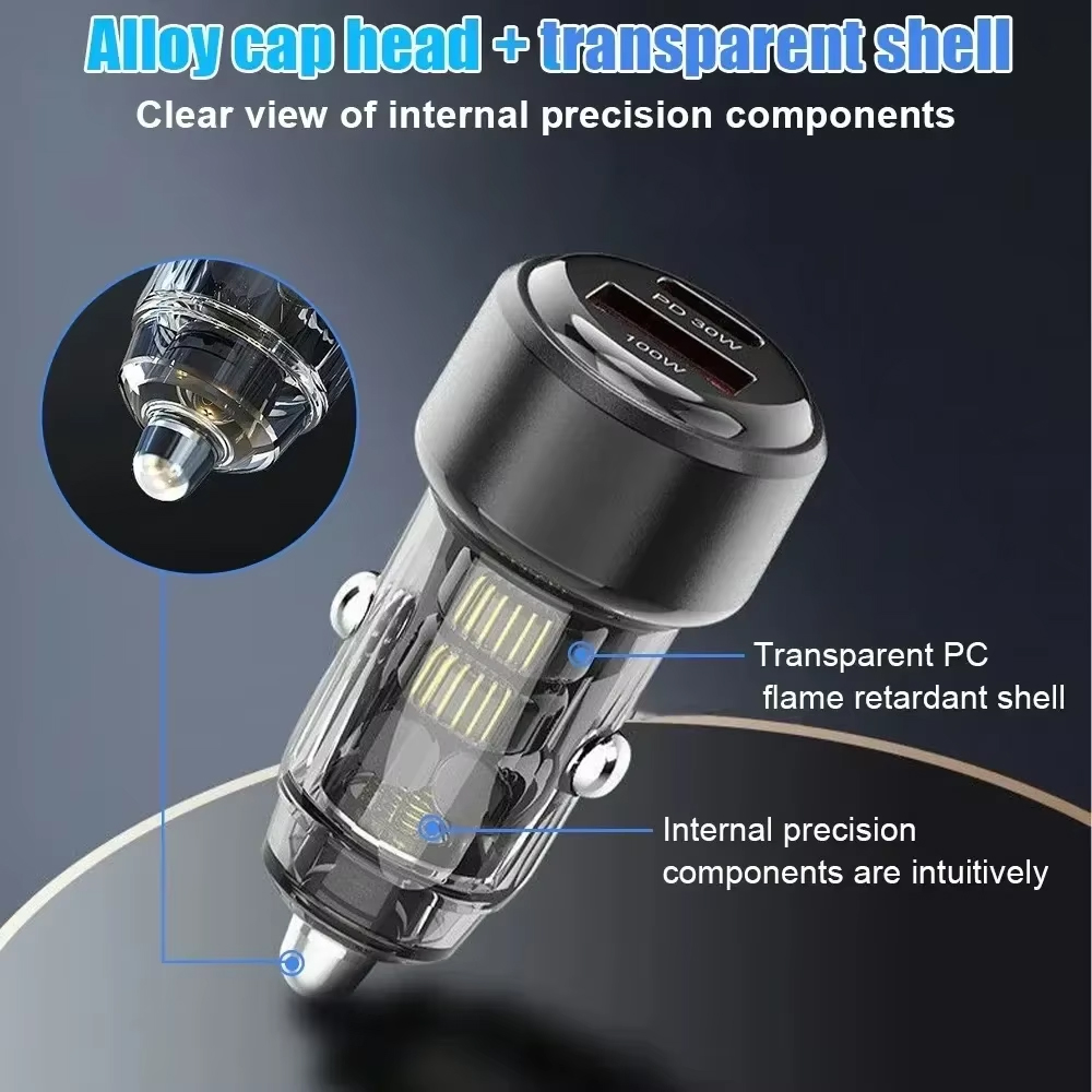 130W Mini USB Car Charger 2 Po - Car Accessories Xiaomi avis et prix