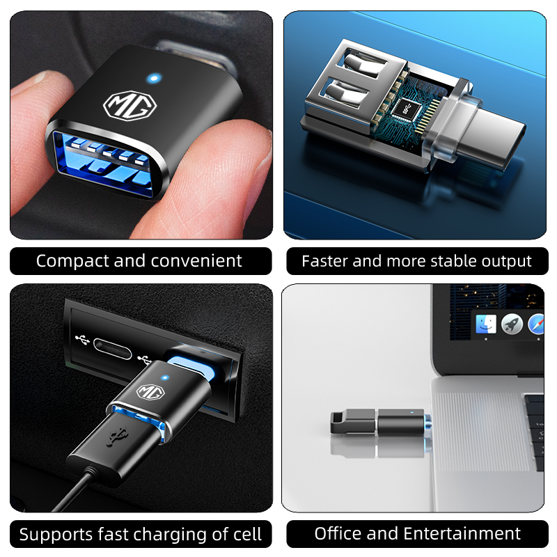 Car LED Type C To USB 3.0 Adap - Car Accessories Papar avis et prix