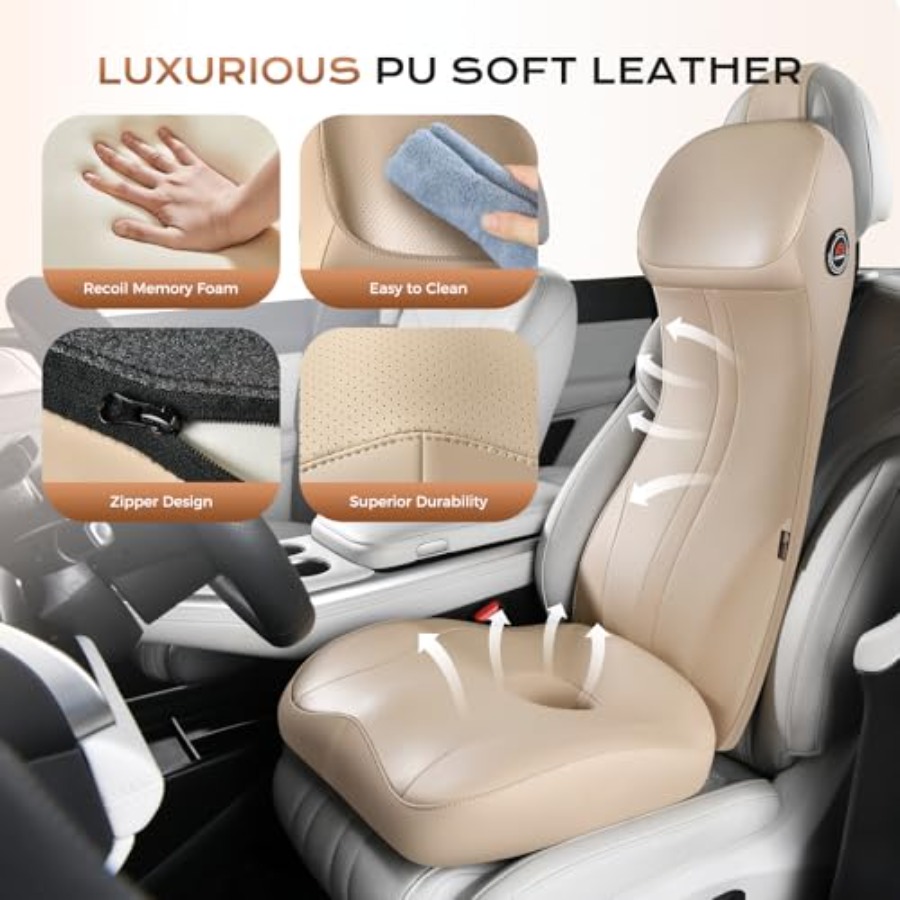 Car seat cushion and integrate - Car Seat Cushion Memory Foam avis et prix