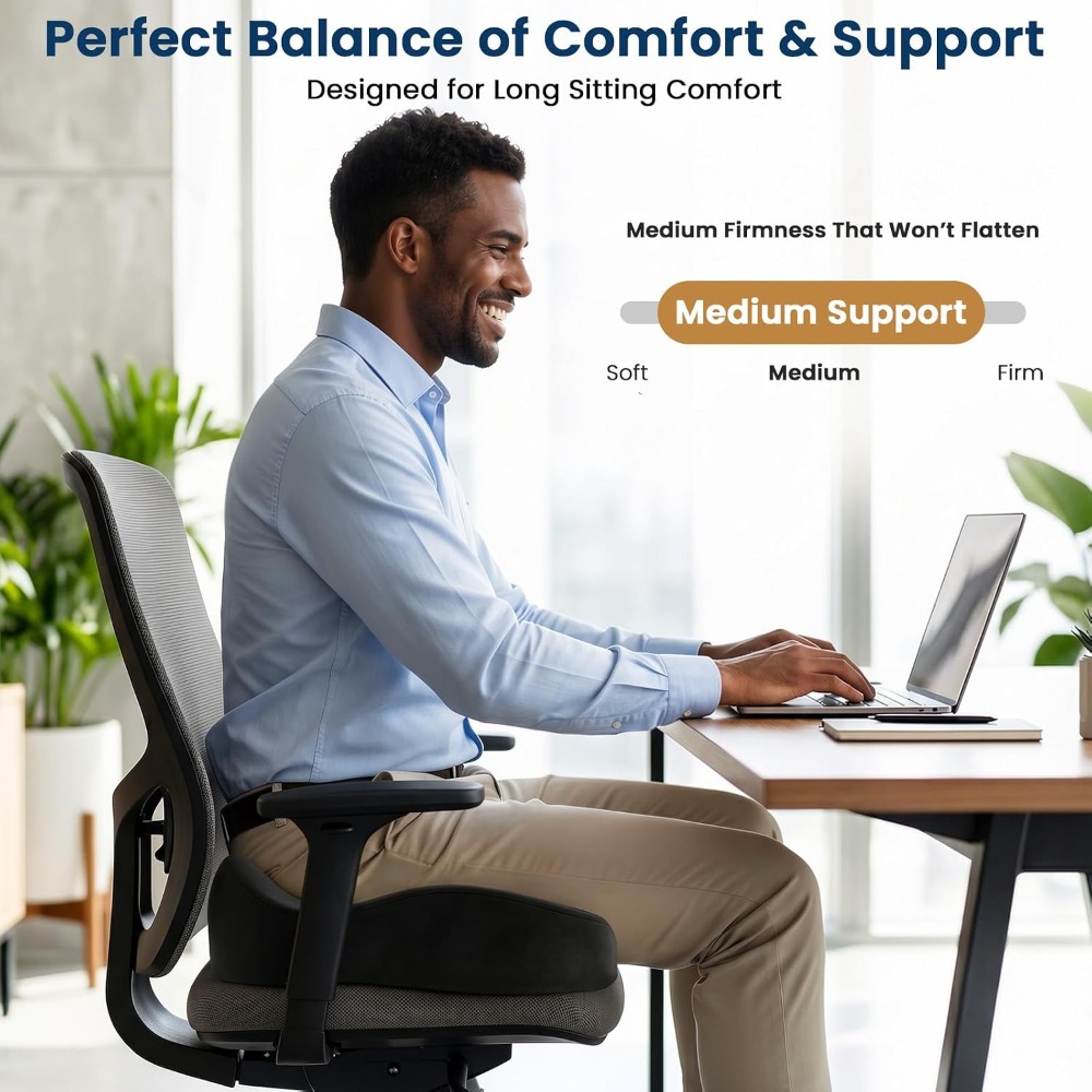 Thick Memory Foam Seat Cushion - Car Seat Cushion Memory Foam avis et prix