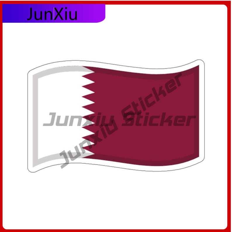 Qatar Flag Sticker Qatari Deca - Car Accessories Qatar avis et prix