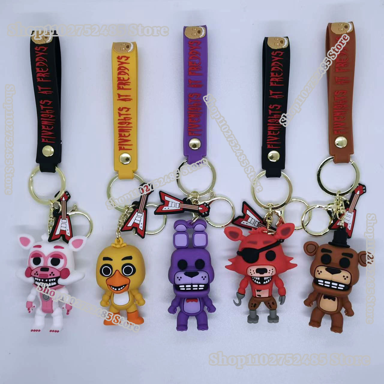 5pcs Cartoon Anime FNAF Figure - Car Accessories Papar avis et prix