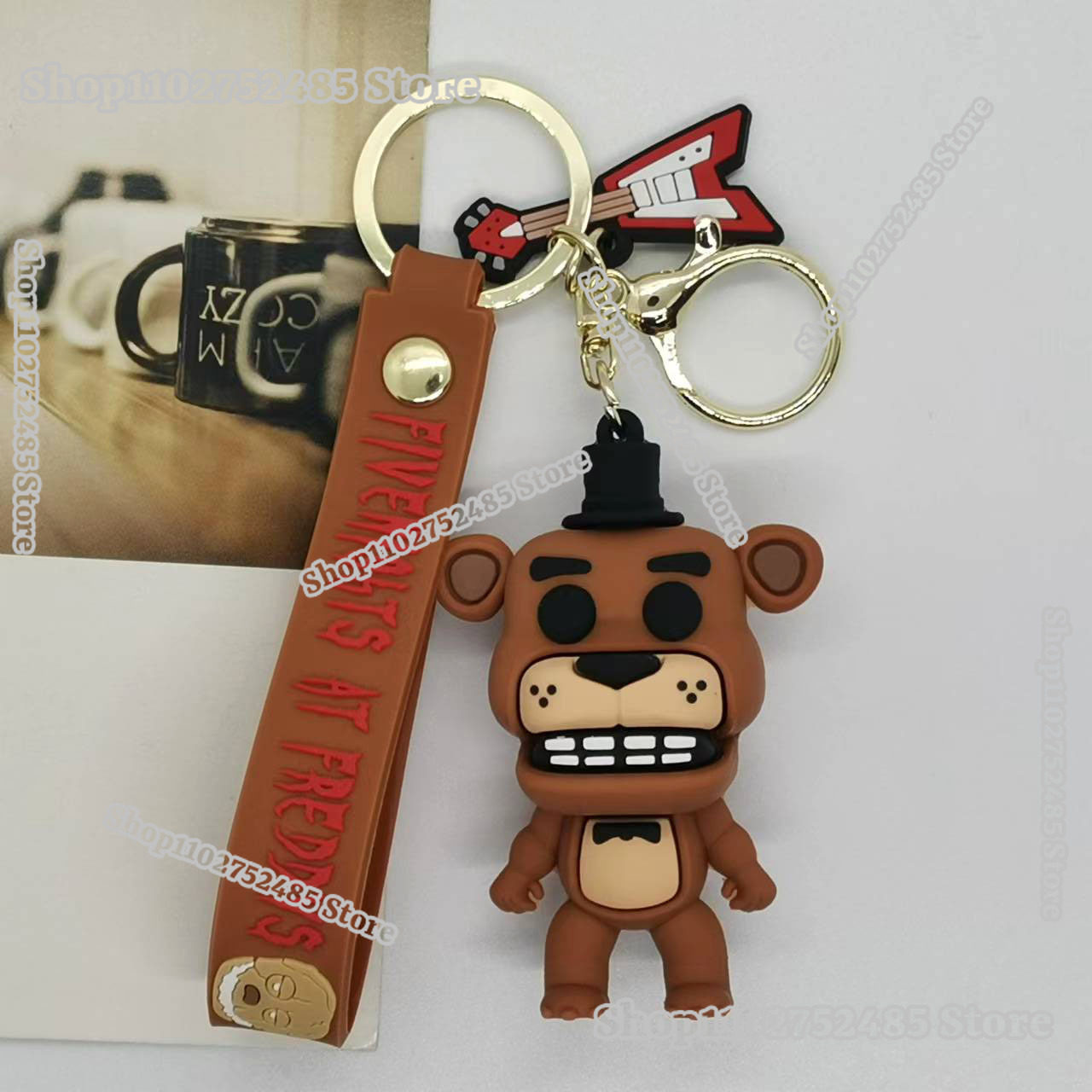 5pcs Cartoon Anime FNAF Figure - Car Accessories Papar avis et prix