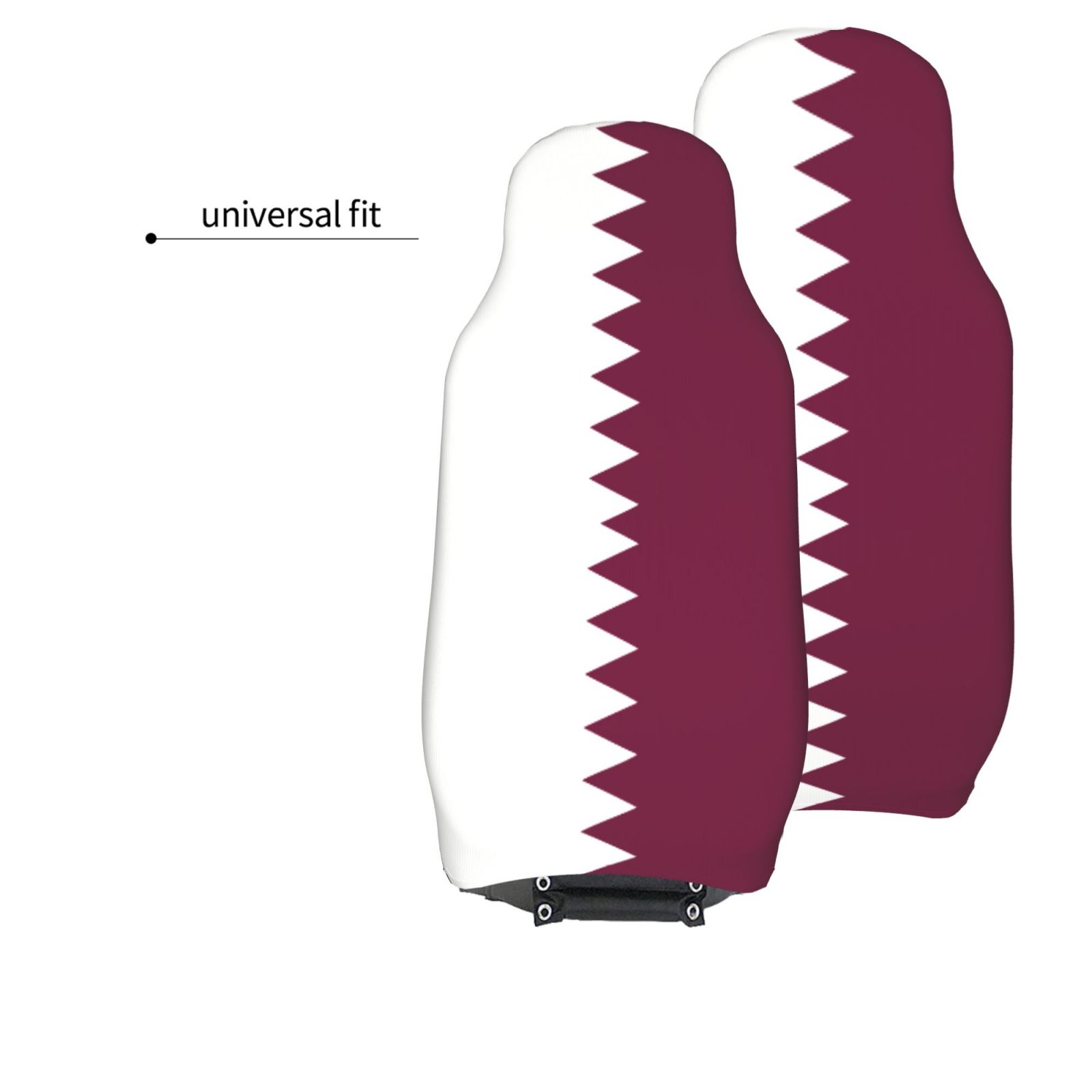 Qatar Flag Printed Patriotic-t - Car Accessories Qatar avis et prix