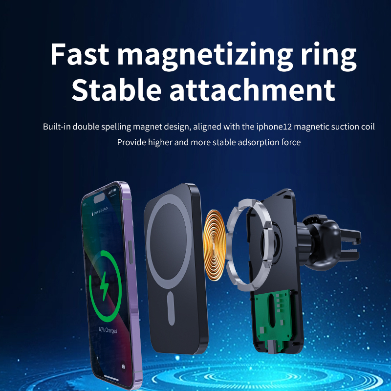 Magnetic Wireless Car Charger  - Car Accessories Xiaomi avis et prix