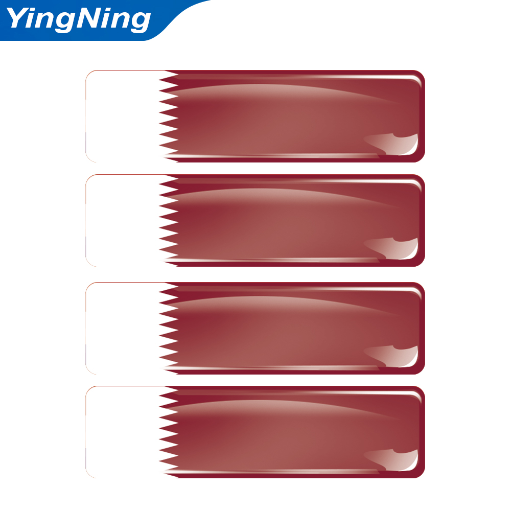 4PCS Qatar Flag Sticker Vinyl  - Car Accessories Qatar avis et prix