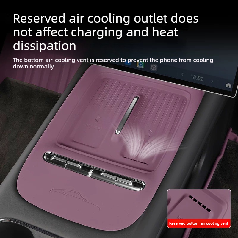 Wireless Charging Silicone Pad - Car Accessories Xiaomi avis et prix