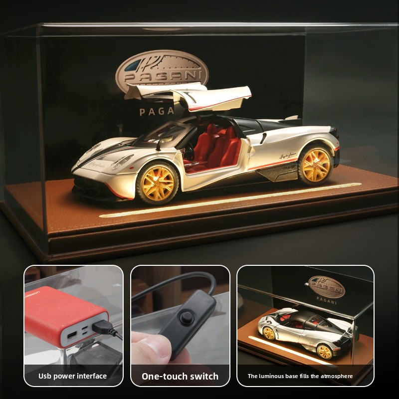 Acrylic Display Box with Light - Car Accessories Papar avis et prix