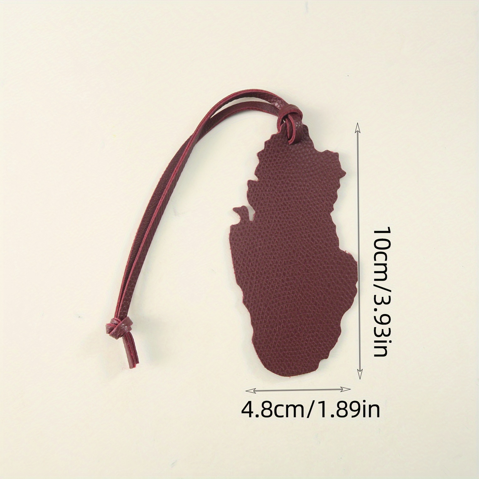 Qatar Map PU Leather Charm - E - Car Accessories Qatar avis et prix