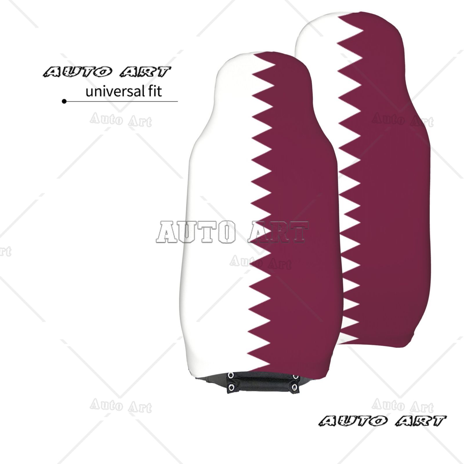 Qatar Flag Printed Patriotic-t - Car Accessories Qatar avis et prix