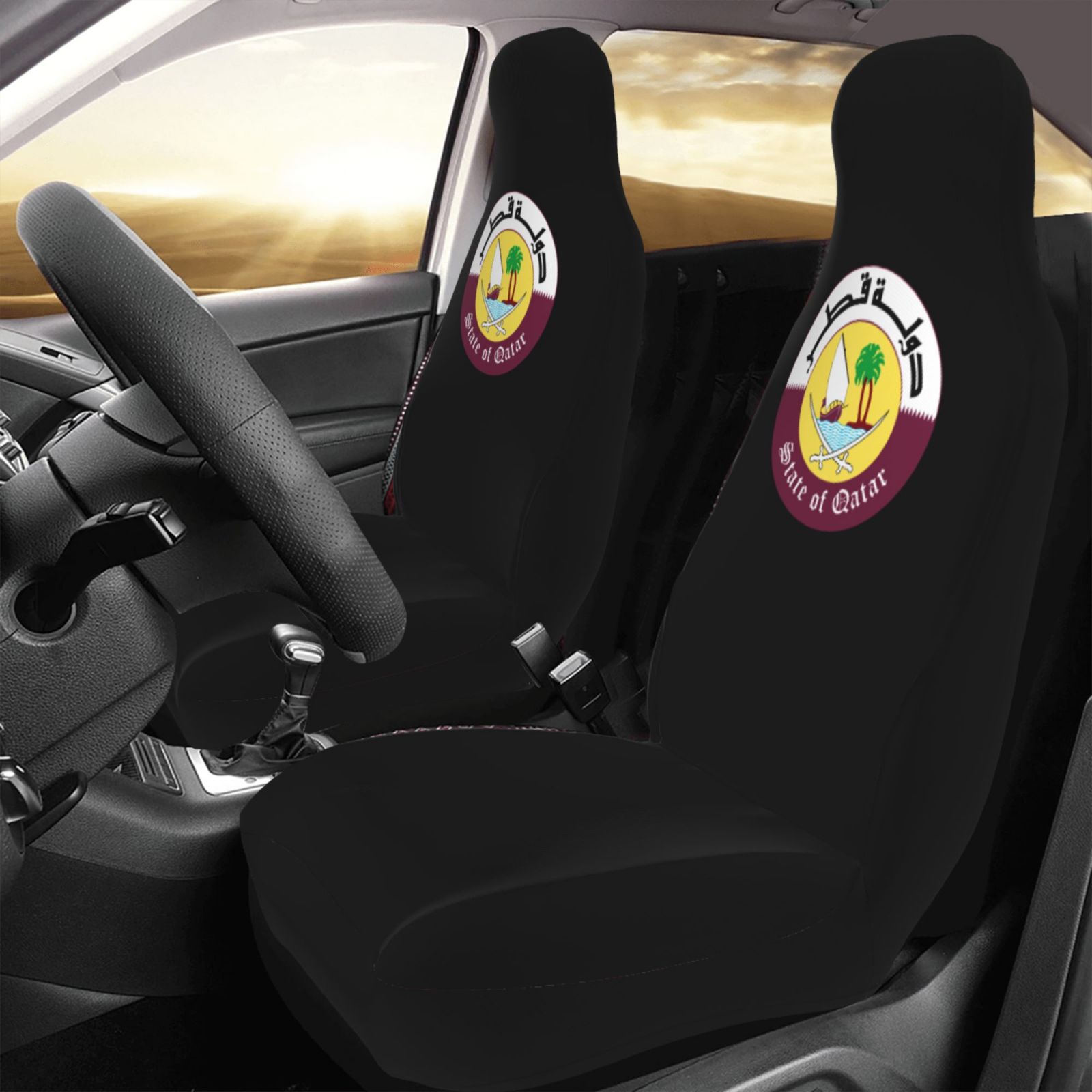 Qatar National Emblem Pattern  - Car Accessories Qatar avis et prix