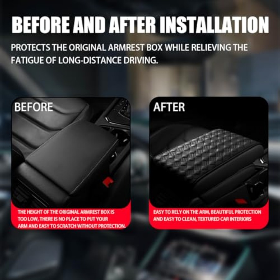 Car Armrest Cushion, Automotiv - Car Seat Cushion Memory Foam avis et prix