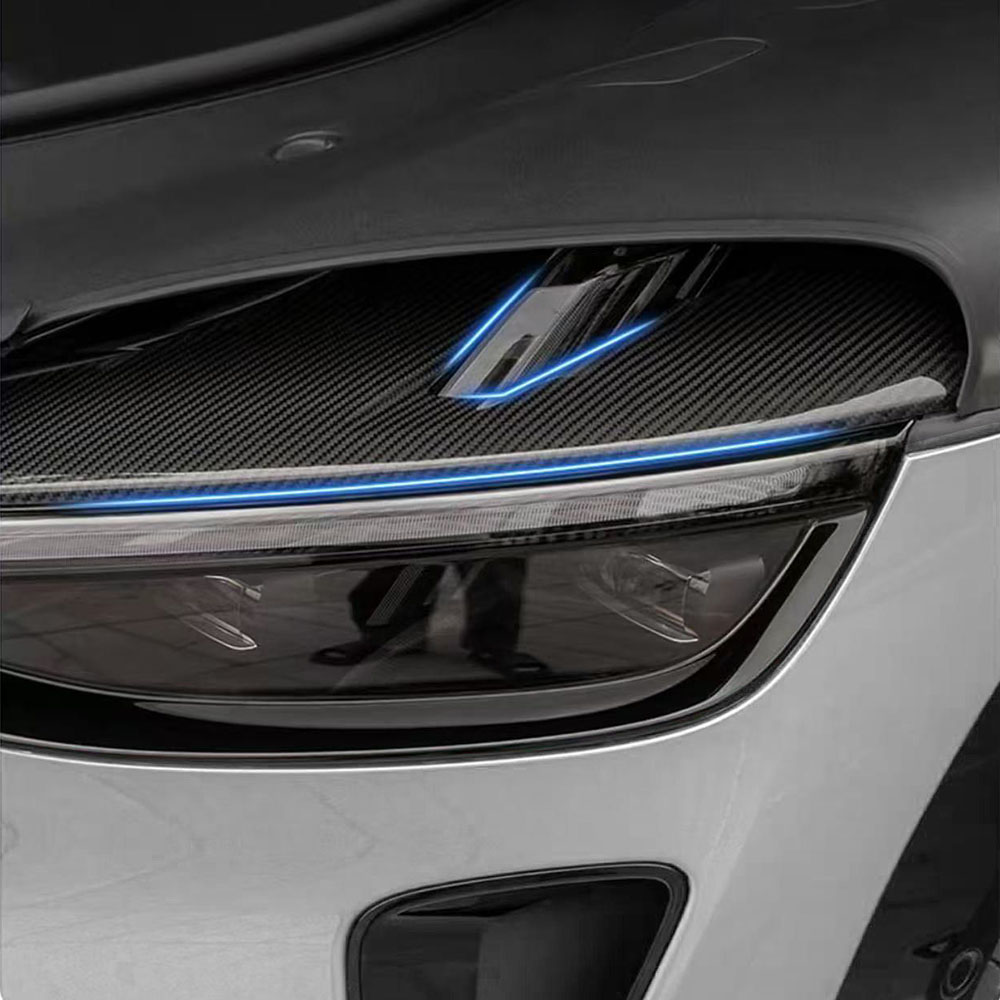 2 Pcs Carbon Fiber Pattern Lam - Car Accessories Xiaomi avis et prix