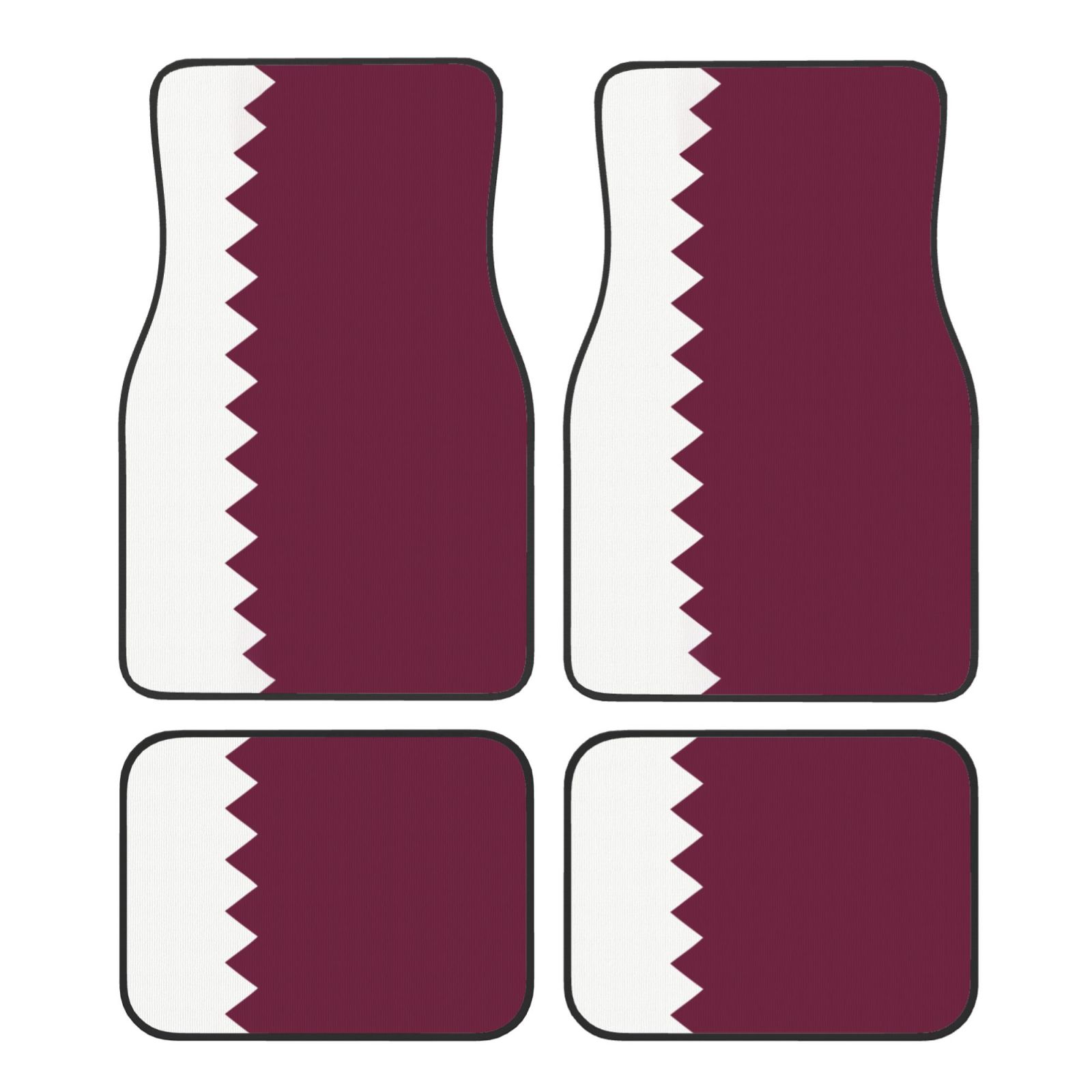 Flag of Qatar Pattern Car Floo - Car Accessories Qatar avis et prix