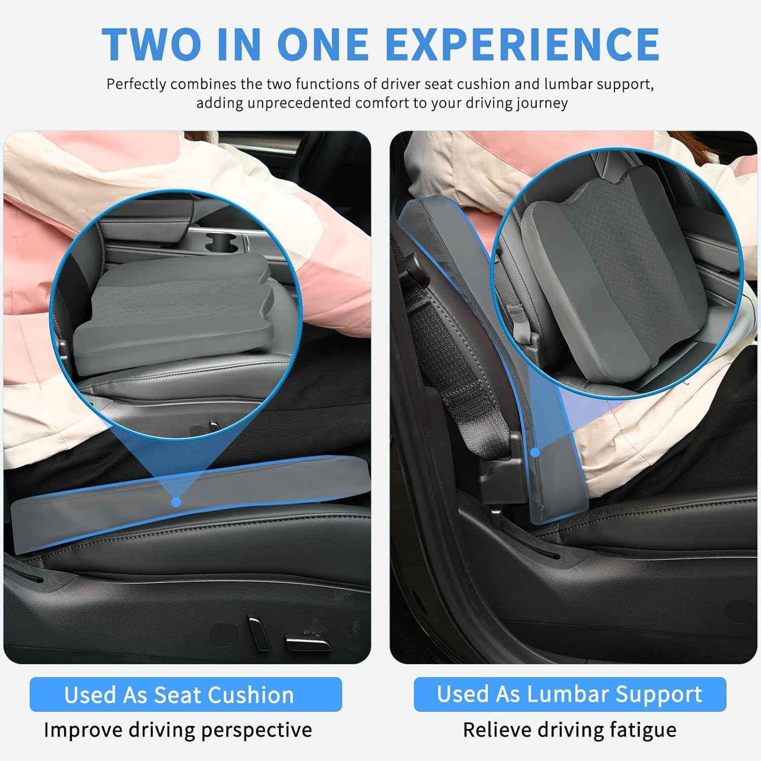 Nilight Car Seat Cushion Leath - Car Seat Cushion Memory Foam avis et prix
