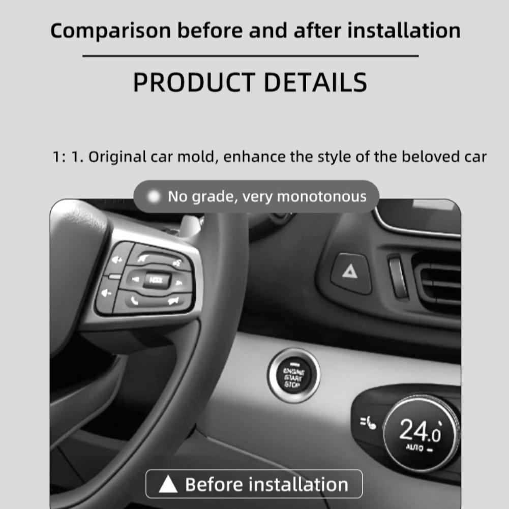 1PC Car One-Touch Start Button - Car Accessories Papar avis et prix